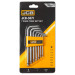 Haбіp Г-подіб. ключів TORX 7пр. (T10-T40) JCB Tools JCB-5071