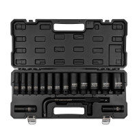 Набір головок ударних глибоких 16 од. 1/2'' (6-гр.) JCB Tools JCB-4166A-5MPB