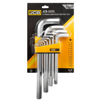 Haбіp Г-подіб. ключів подовжених HEX 13 пр. (2 мм-19 мм) JCB Tools JCB-5137L
