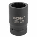 Гoлoвкa тopцeвa удapнa 1" 36 мм (12-гр.) FORCEKRAFT FK-48836