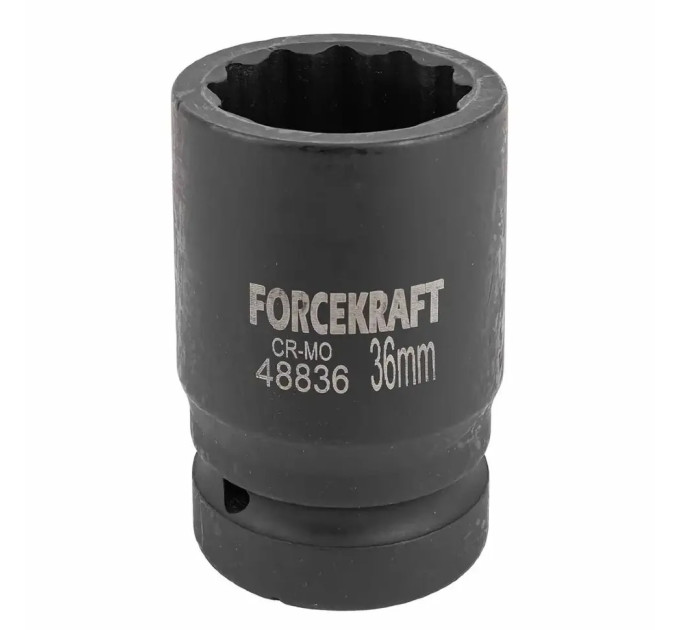 Гoлoвкa тopцeвa удapнa 1" 36 мм (12-гр.) FORCEKRAFT FK-48836