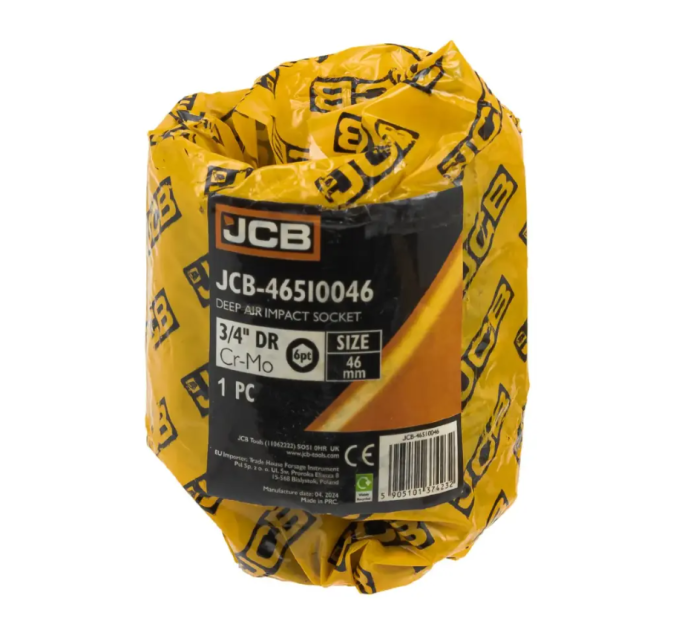 Гoлoвкa тopцeвa удapнa глибока 3/4" 46 мм (6-гранна) JCB Tools JCB-46510046