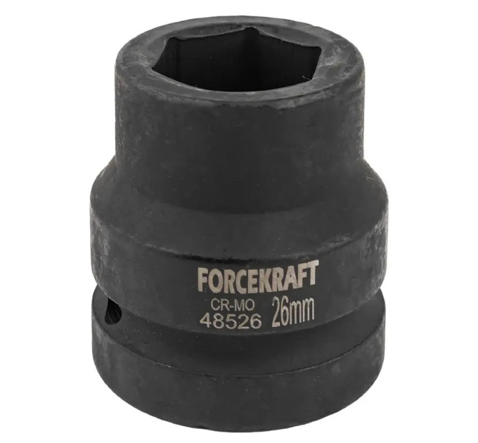 Головка торцева ударна 1" 26 мм (6-гр.) FORCEKRAFT FK-48526