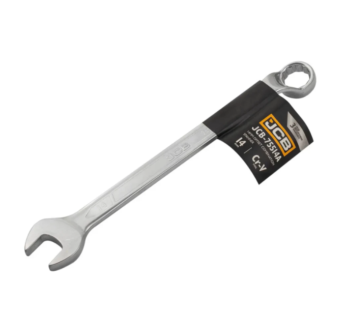 Ключ ріжково-накидний 14 мм відігнутий на 75 градусів JCB Tools JCB-75514A