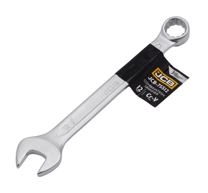 Ключ ріжково-накидний 12 мм JCB Tools JCB-75512