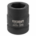 Головка торцева ударна 1" 30 мм (6-гр.) FORCEKRAFT FK-48530