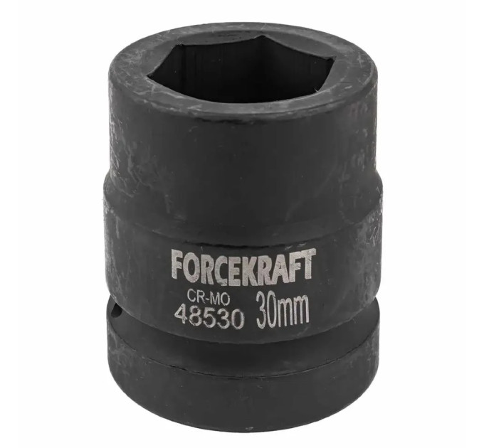 Головка торцева ударна 1" 30 мм (6-гр.) FORCEKRAFT FK-48530