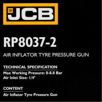 Пістолет для вимірювання тиску в шинах JCB Tools JCB-RP8037-2
