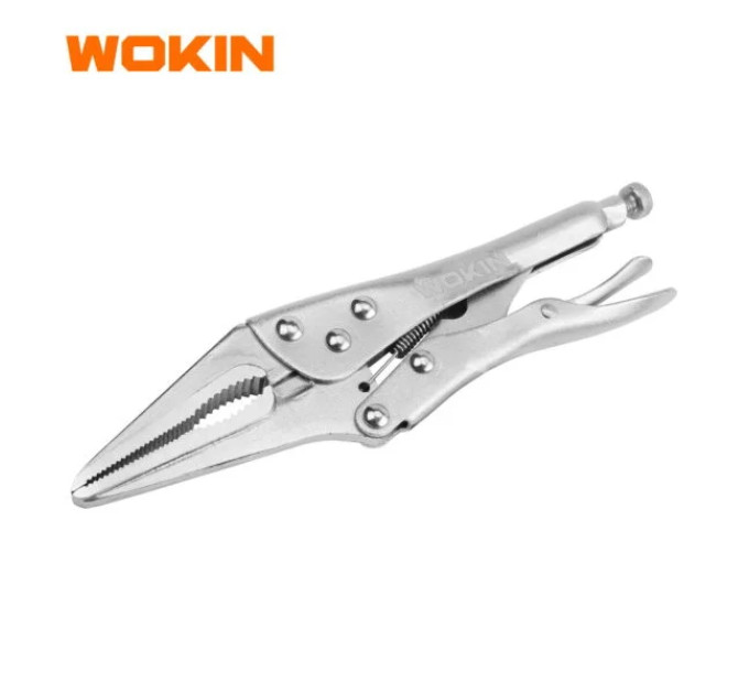 Кліщі зажимні гейферні з прямими губками подовжені 9″ WOKIN WK-103509