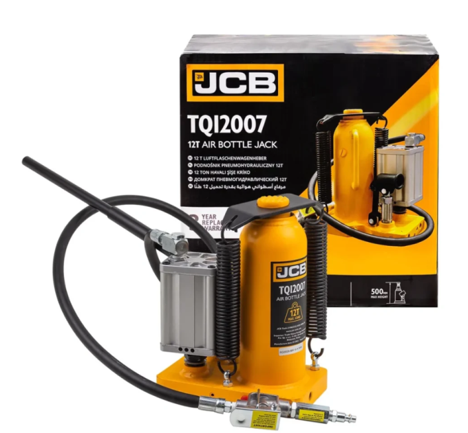 Домкрат пляшковий , пневматично-гідравлічний 12т JCB Tools JCB-TQ12007