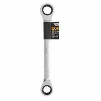 Ключ накидний з тріскачкою 17х19 мм JCB Tools JCB-7571719M