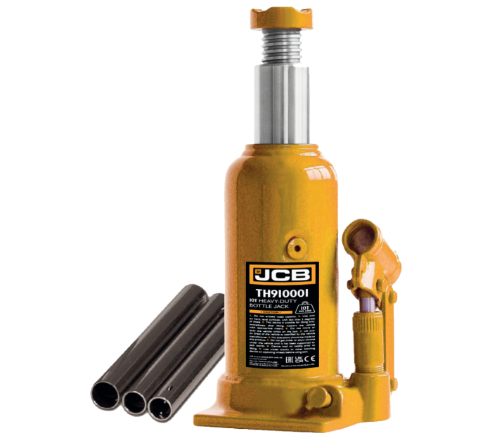 Домкрат пляшковий (220-488 мм) 10т JCB Tools JCB-TH910001