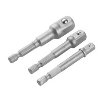 Набір адаптерів 3 пр. (1/4″×65 мм, 3/8″×65 мм, 1/2″×73 мм) WOKIN WK-223003