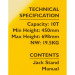 Підставка ремонтна (450-698 мм) 10т JCB Tools JCB-TZ100001