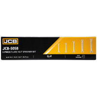 Набір розрізних ключів в чохлі 5 пр. JCB Tools JCB-5058P (JCB-5058)
