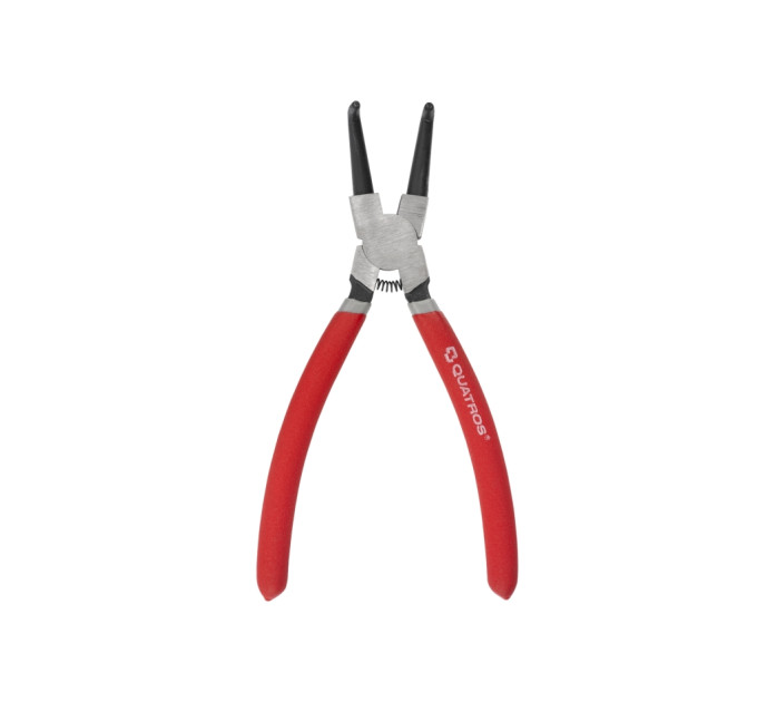 Кліщі для стопорних кілець 9" внутрішні зігнуті QUATROS QS53010