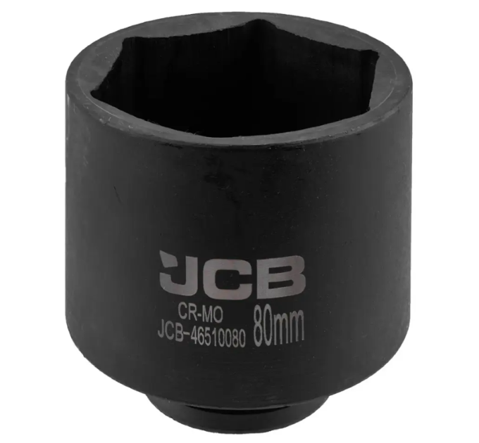 Головка торцева ударна глибока 3/4" 80 мм (6-гр.) JCB Tools JCB-46510080