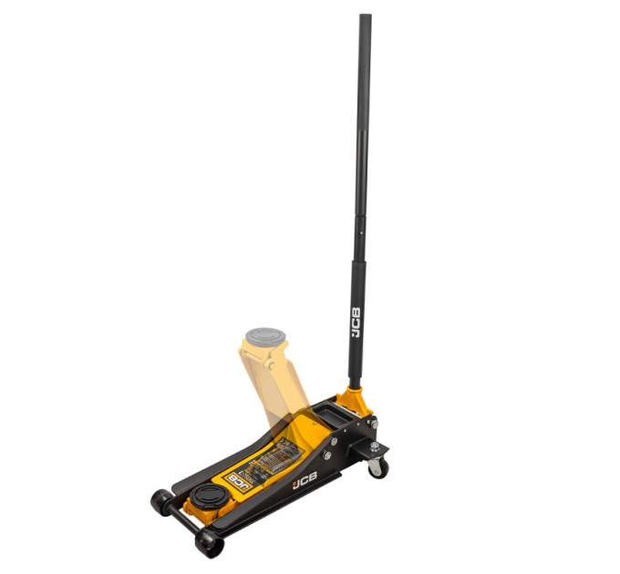 Домкрат підкатний гідравлічний низькопрофільний (75-505 мм) 3т JCB Tools JCB-TH33013