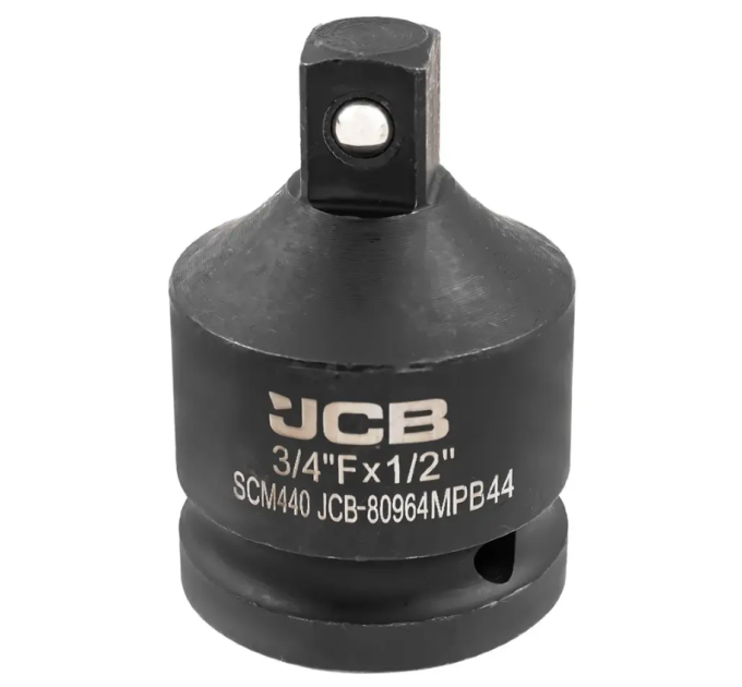 Ударний адаптер 3/4"(F) x 1/2"(M) посилений (сталь SCM440) JCB Tools JCB-80964MPB44