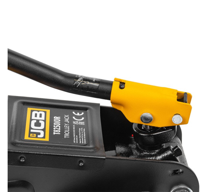 Домкрат підкатний гідравлічний низькопрофільний (89-359 мм) 2т JCB Tools JCB-T825010R