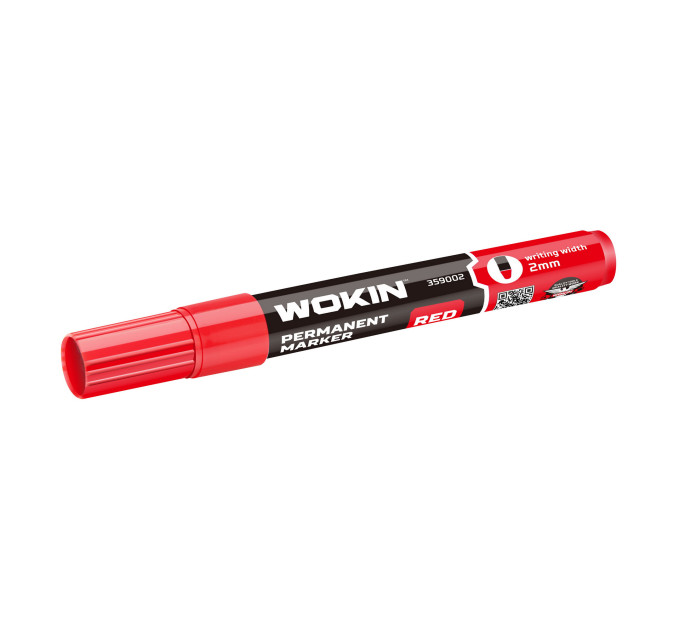 Маркер перманентний червоний WOKIN WK-359002