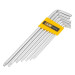 Набір Г-подіб. ключів екстра довгих з отвором TORX 7 пр. (T10H-T40H) JCB Tools JCB-5071TXL