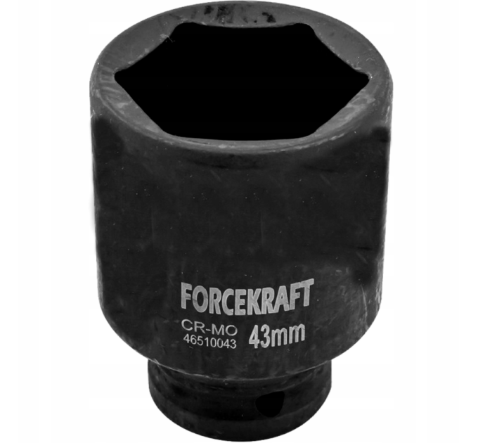 Головка торцева ударна глибока 3/4" 43 мм (6-гр.) FORCEKRAFT FK-46510043