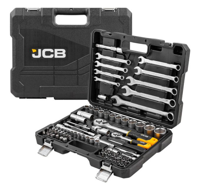 Набір інструментів 82 пр. 1/4", 1/2" ( 6-гр.) JCB Tools JCB-4821-5