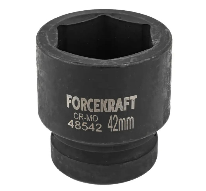 Головка торцева ударна 1" 42 мм (6-гр.) FORCEKRAFT FK-48542