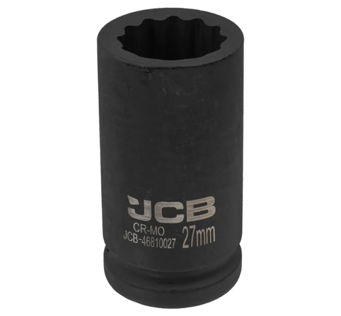 Гoлoвкa тopцeвa удapнa глибока 3/4" 27 мм (12-гранна) JCB Tools JCB-46810027