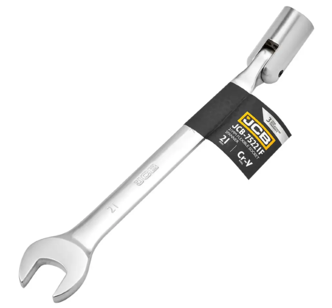 Ключ ріжково-шарнірний 21 мм JCB Tools JCB-75221F