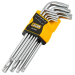 Haбіp Г-подіб. ключів подовжених TORX 9 пр. (T10-T50) JCB Tools JCB-5098L