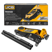 Домкрат підкатний гідравлічний низькопрофільний (80-355 мм) 1,5т JCB Tools JCB-TH31501
