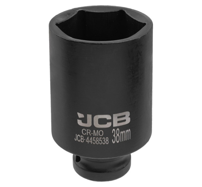 Гoлoвкa тopцeвa удapнa глибока 1/2" 38мм (6-гранна) JCB Tools JCB-4458538