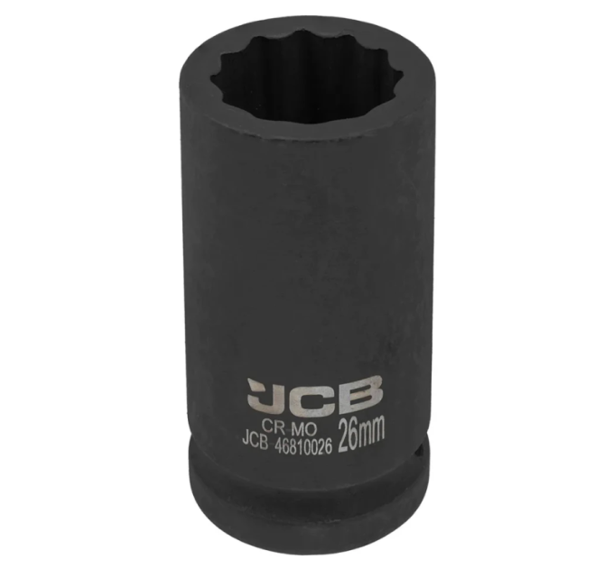 Головка торцева ударна глибока 3/4" 26 мм (12-гр.) JCB Tools JCB-46810026