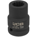 Гoлoвкa тopцeвa удapнa 3/4" 18 мм (12-гранна) JCB Tools JCB-46818