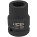 Гoлoвкa тopцeвa удapнa 3/4" 18 мм (12-гранна) JCB Tools JCB-46818