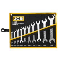 Набір ріжкових ключів в чохлі 10 пр. (8-36 мм) JCB Tools JCB-5103P