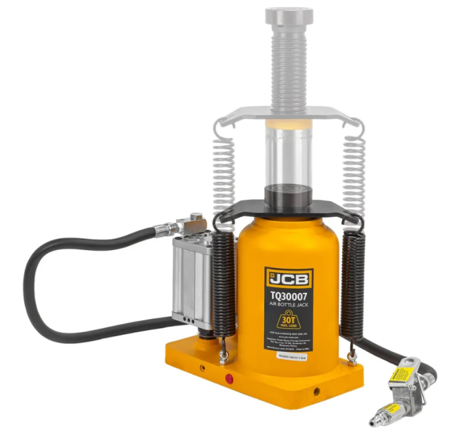 Домкрат пневматично-гідравлічний пляшкового типу 30т JCB Tools JCB-TQ30007