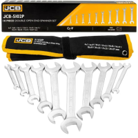 Набір ріжкових ключів в чохлі 10 пр. (6-27 мм) JCB Tools JCB-5102P