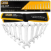 Набір ріжкових ключів в чохлі 10 пр. (6-27 мм) JCB Tools JCB-5102P
