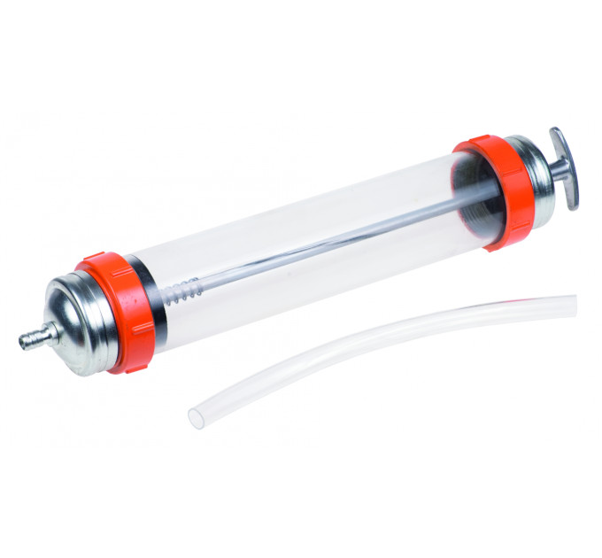Масловідкачувальний шприц прозорий 0.5L QUATROS QS18003