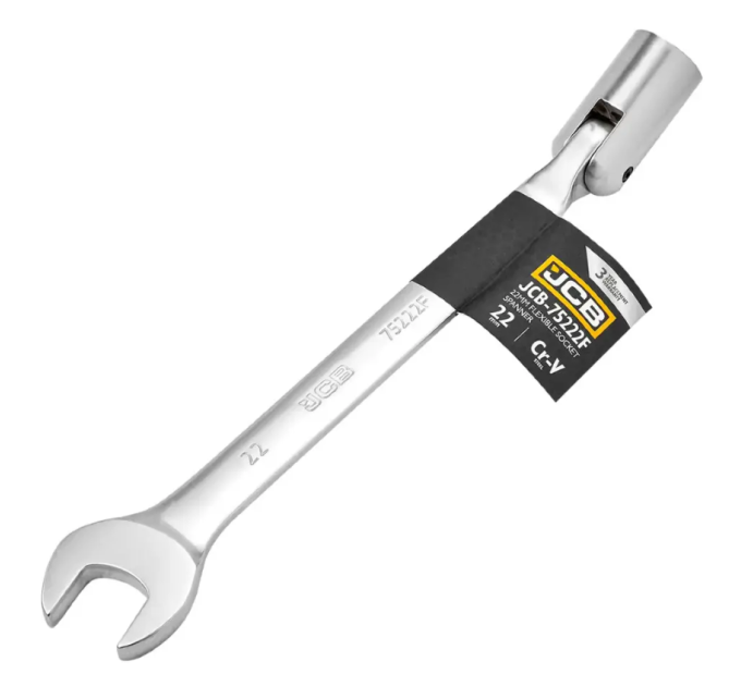 Ключ ріжково-шарнірний 22 мм JCB Tools JCB-75222F