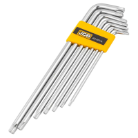 Haбіp Г-подіб. ключів екстра довгих TORX 7 пр. (T10-T40) JCB Tools JCB-5071XL Haбіp Г-подіб. ключів екстра довгих TORX 7 пр. (T10-T40) JCB Tools JCB-5071XL