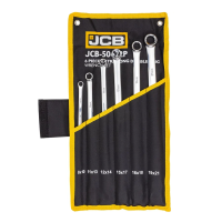 Набір накидних прямих подовжених ключів 6 пр. в чохлі (8-21 мм) JCB Tools JCB-50622P