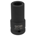 Гoлoвкa тopцeвa удapнa глибока 3/4" 19 мм (12-гранна) JCB Tools JCB-46810019