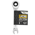 Ключ гайковий короткий з тріскачкою 6 мм JCB Tools JCB-757S06