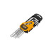 Набір Г-подібних подовжених ключів HEX 10 пр. (1,27 мм-10 мм) JCB Tools JCB-5102L