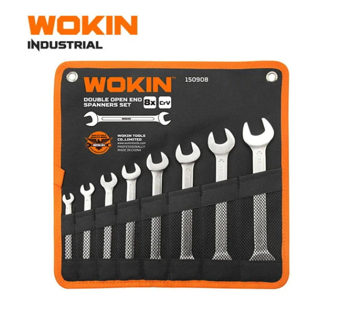Набір ріжкових ключів 8 пр. в чохлі WOKIN WK-150908