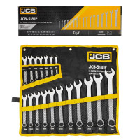 Набір ключів ріжково-накидних в чохлі 18 пр. (8-32 мм) JCB Tools JCB-5181P